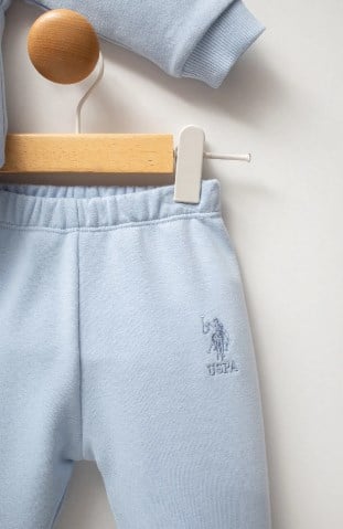 U.s Polo Assn. Erkek Bebek Uzun Kollu Üst Ve Alt Parçadan Oluşan 2li Takım 6-36 Ay MAVİ