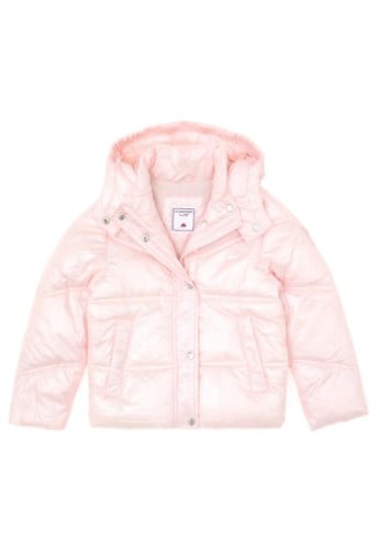 U.s Polo Assn. Kız Çocuk Fermuarlı Yapısı Ve İçi Peluş Astarlı Mont 5-14 Yaş PEMBE