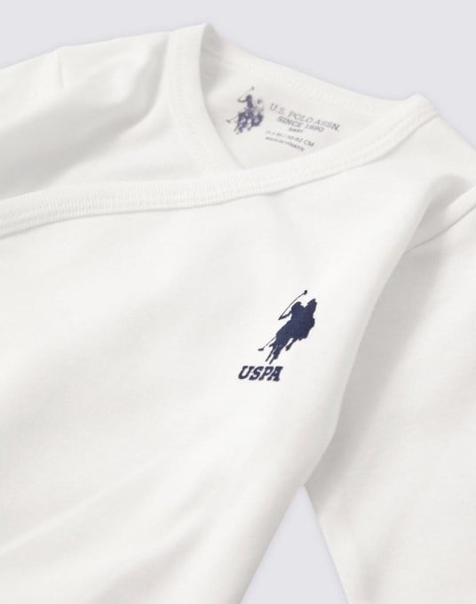 U.s Polo Assn. Erkek Bebek 5'li Takım 0-3 Ay EKRU