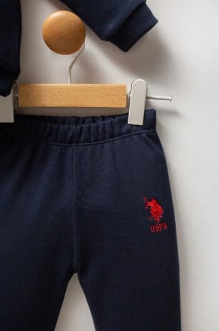 U.s Polo Assn. Erkek Bebek Üst Ve Eşofman 2'Li Takım 6-36 Ay LACİVERT