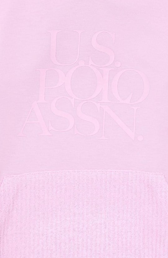 U.s Polo Assn.Kız Çocuk Basic Kapüşonlu Sweatshirt 3-14 Yaş PEMBE