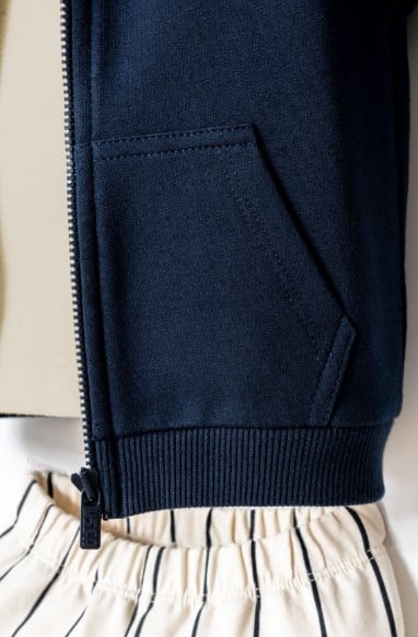 U.S. Polo Assn. Erkek Bebek Eşofmanı Çizgi Detaylı  Lacivert 3'Lü Takım 6 Ay-3 Yaş LACİVERT
