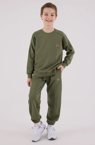 U.S. POLO ASSN. ERKEK ÇOCUK EŞOFMAN TAKIMI US2228-4 HAKİ