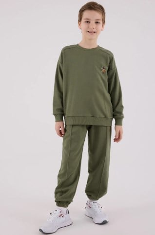 U.S. POLO ASSN. ERKEK ÇOCUK EŞOFMAN TAKIMI US2228-4 HAKİ
