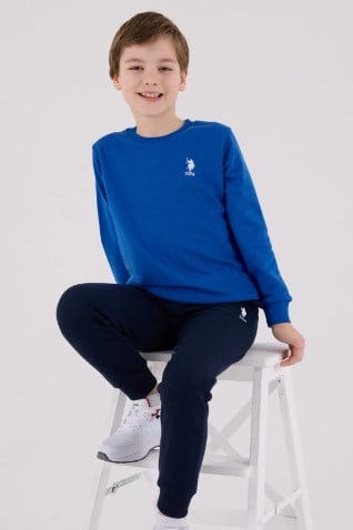 U.S. POLO ASSN. ERKEK ÇOCUK EŞOFMAN TAKIMI US2208-4 COBALT