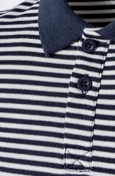 U.S. Polo Assn. Erkek Bebek Çizgili Şort Takım 6 Ay-3 Yaş LACİVERT