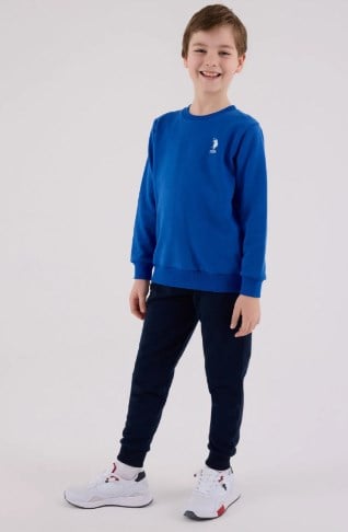 U.S. POLO ASSN. ERKEK ÇOCUK EŞOFMAN TAKIMI US2208-4 COBALT