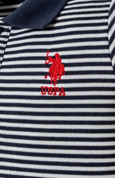 U.S. Polo Assn. Erkek Bebek Çizgili Şort Takım 6 Ay-3 Yaş LACİVERT