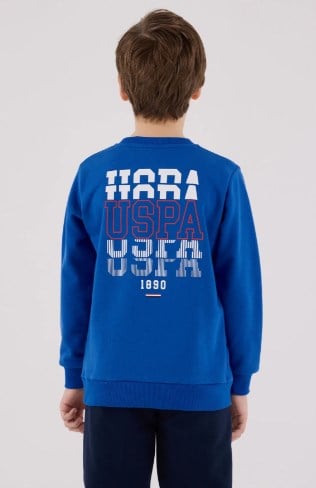 U.S. POLO ASSN. ERKEK ÇOCUK EŞOFMAN TAKIMI US2208-4 COBALT