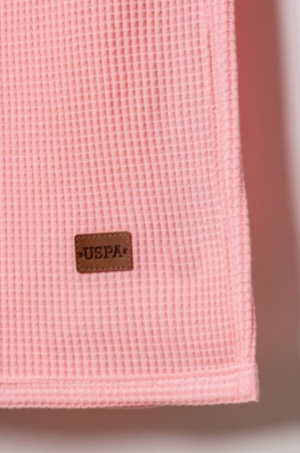 U.S. POLO ASSN. BEBEK USB3046 WAFFLE BATTANİYE PEMBE