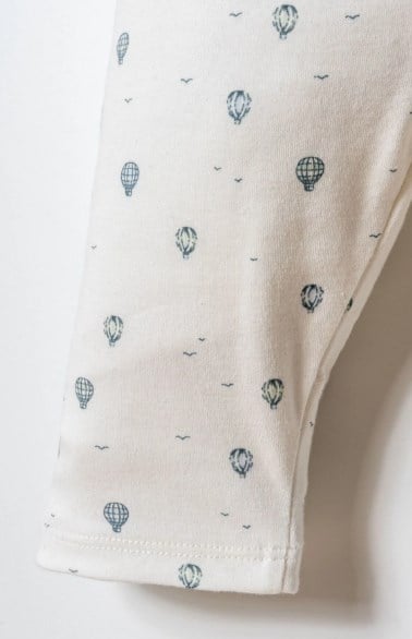 U.S. Polo Assn. Erkek Bebek Balon Baskı Kısa Kollu Pijama Takımı 6 Ay-3 Yaş BEYAZ