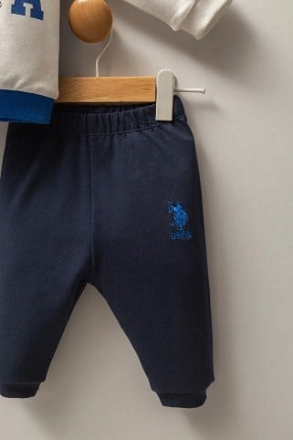 U.S. POLO ASSN. U.S.POLO ASSN USB2583  ERKEK BEBEK 2 Lİ TAKIM COBALT