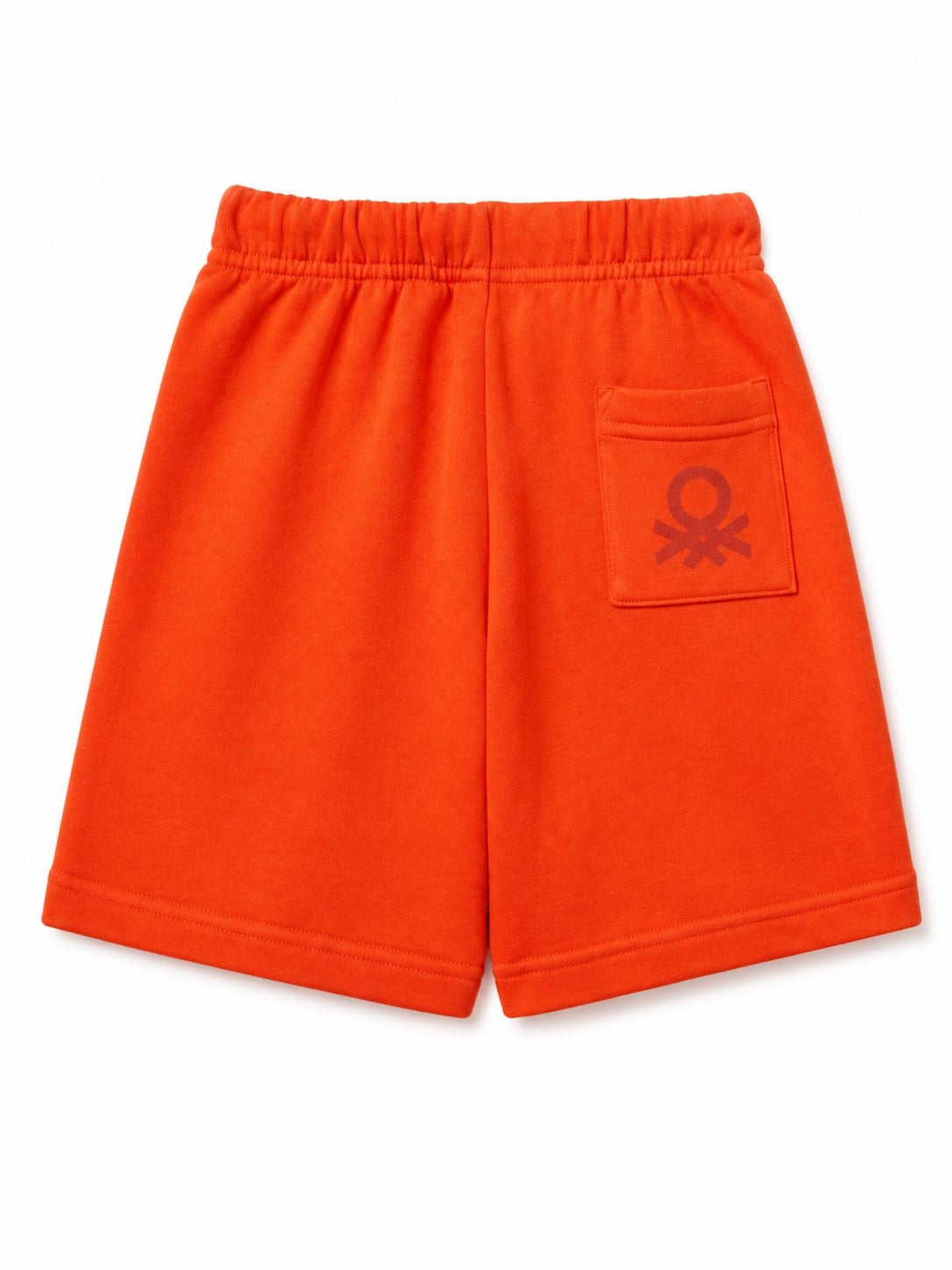 United Colors of Benetton Erkek Bebek Benetton Logo Bermuda Şort 1-5 Yaş KIRMIZI