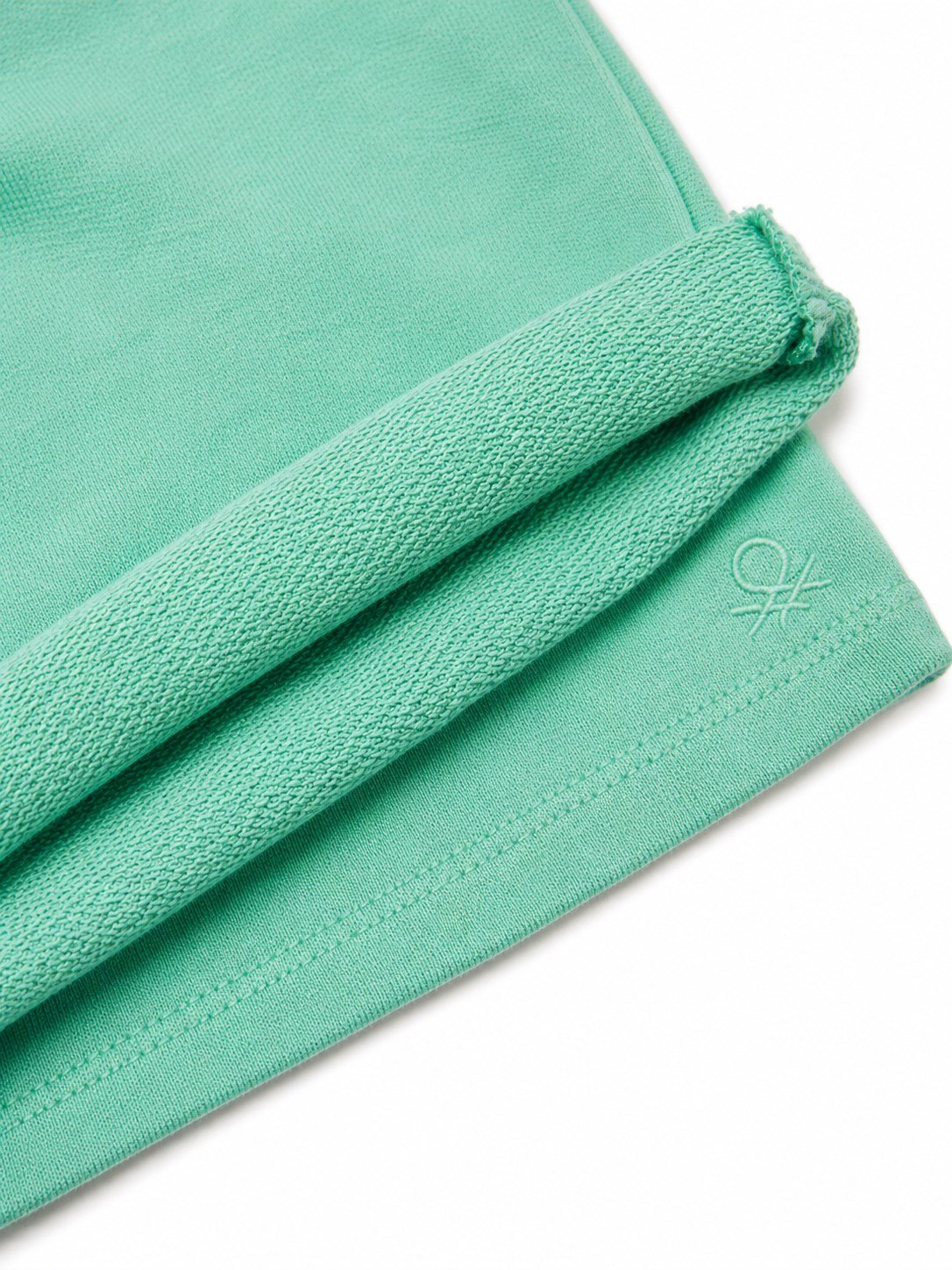 United Colors of Benetton Kız Bebek  Logo İşlemeli Beli İpli Şort 1-5 Yaş MİNT