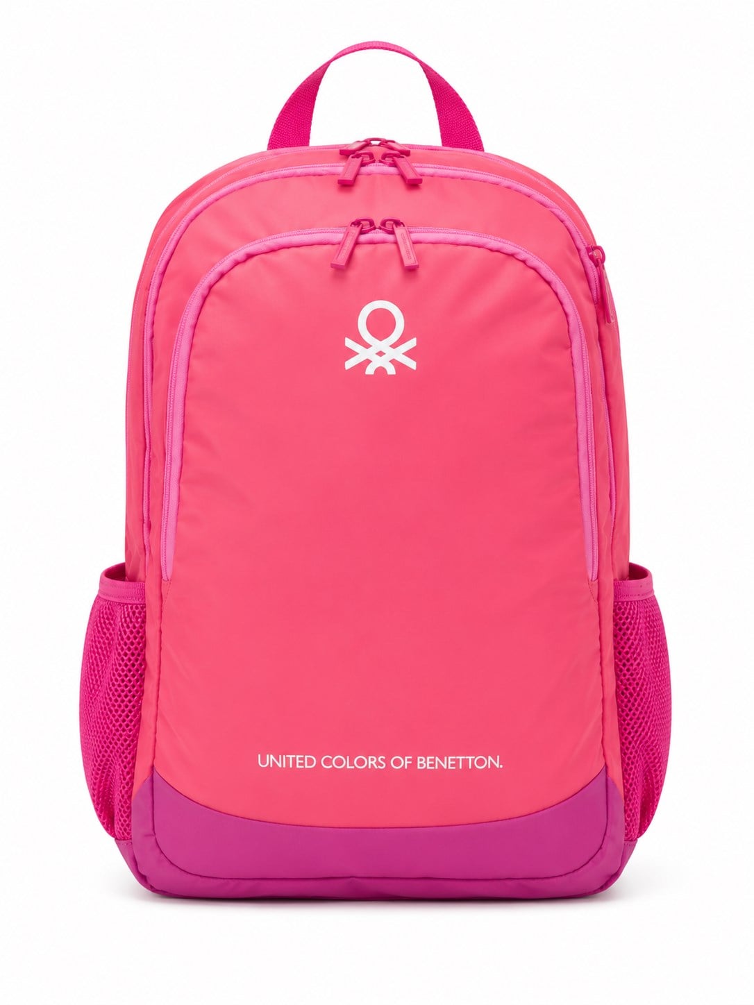 United Colors Of Benetton Kız Çocuk Logo Detaylı Sırt Çantası PEMBE