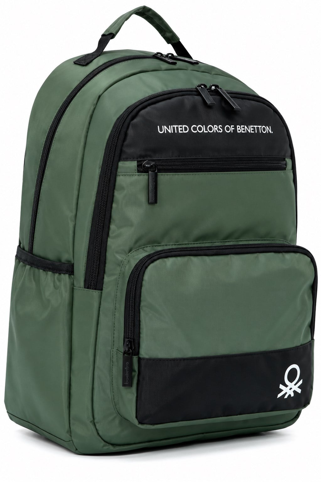 United Colors of Benetton Unisex Okul ve Günlük Sırt Çantası SİYAH - HAKİ