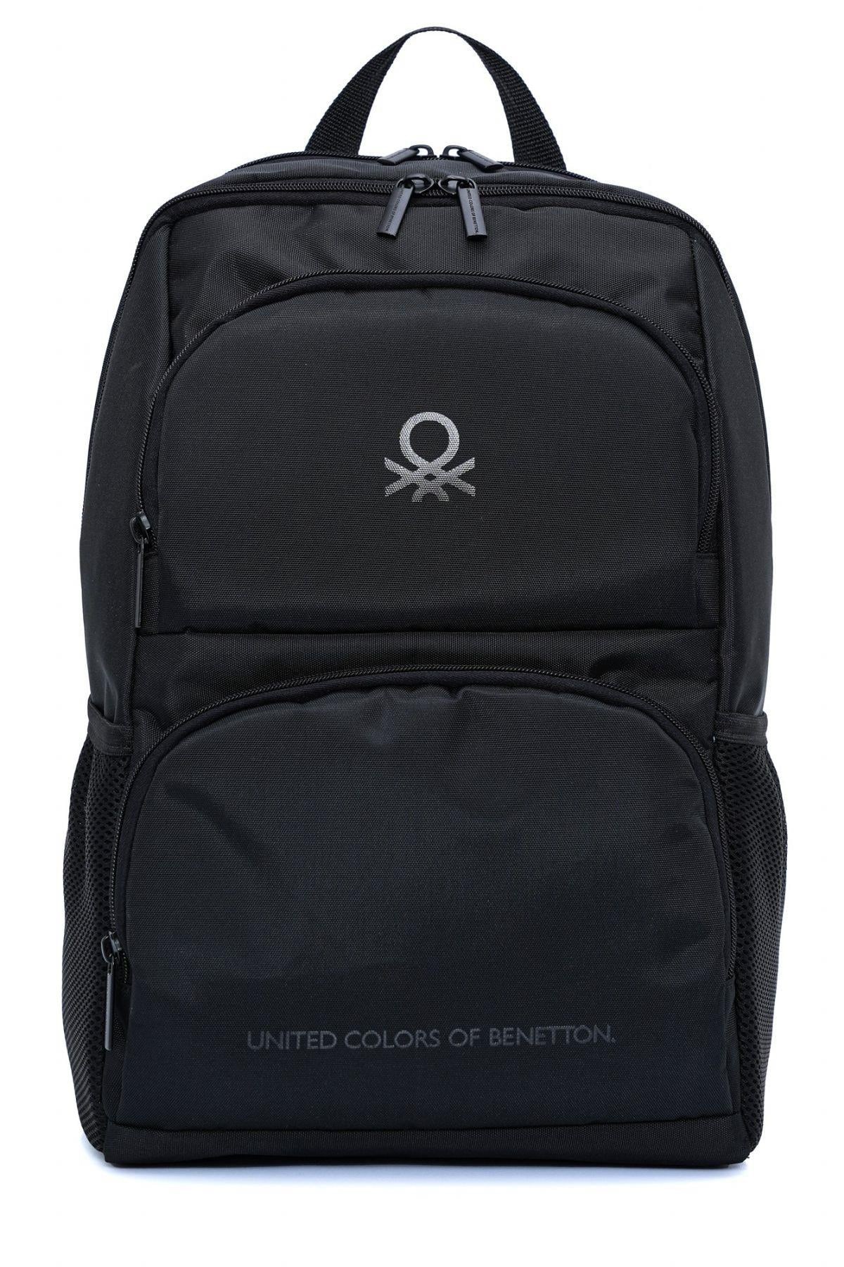 United Colors of Benetton Unisex Okul ve Günlük Sırt Çantası SİYAH