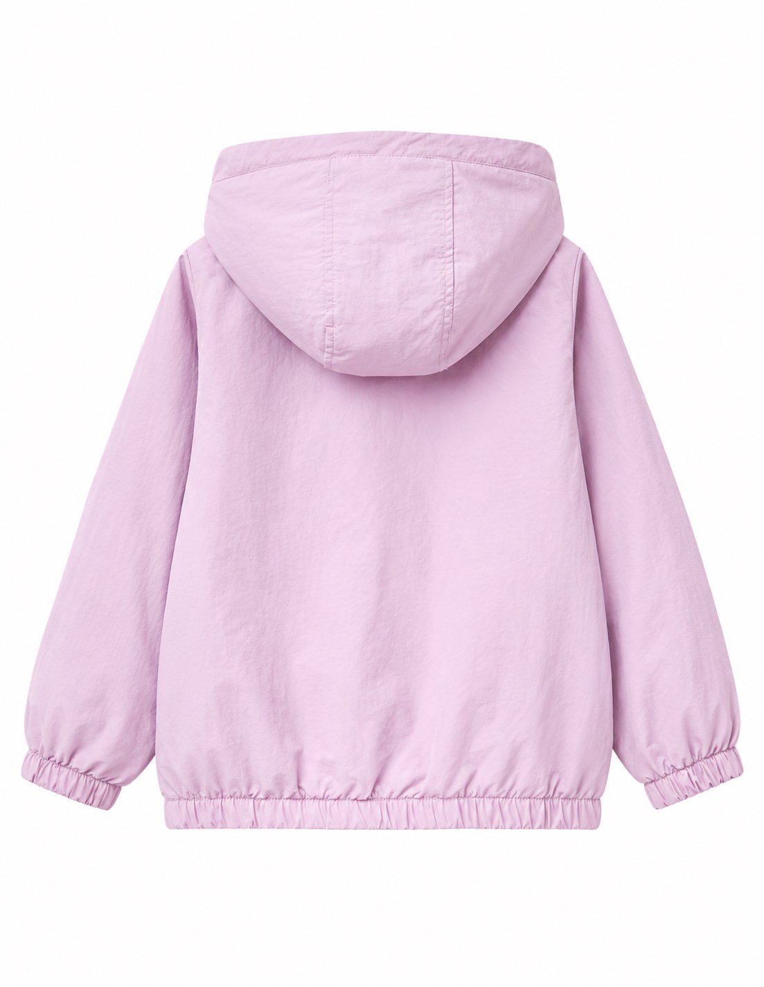 United Of Colors Benetton Kız Bebek Fırfır Detaylı Kapüşonlu Yağmurluk Rüzgarlık Ceket 1-6 Yaş LİLA