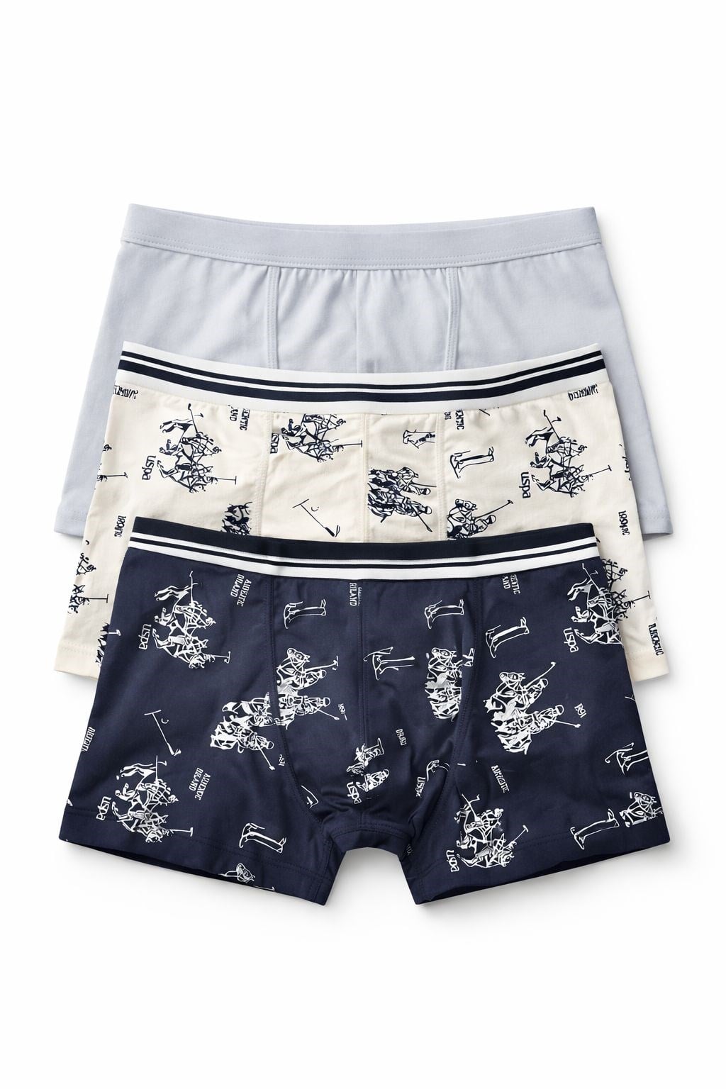 US2252U.S.POLO ERKEK ÇOCUK 3 LÜ BOXER TAKIM