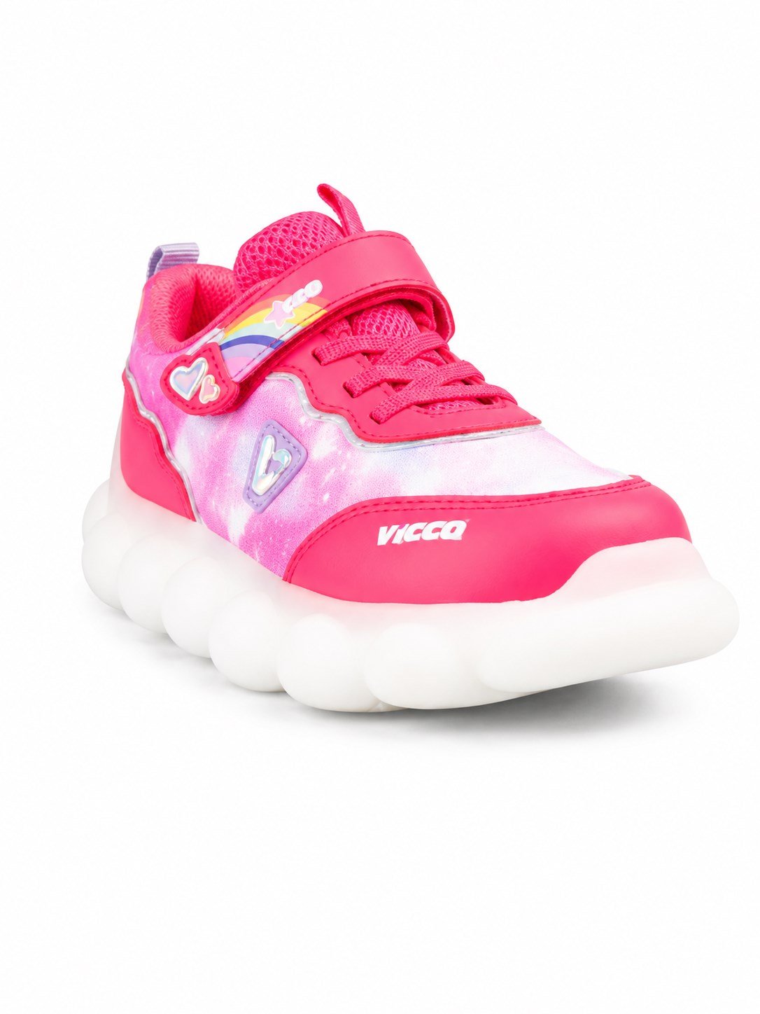 Vicco Balloon Işıklı Kız Çocuk Spor Ayakkabı  Ortopedik Taban Sneaker 29-33 FUŞYA