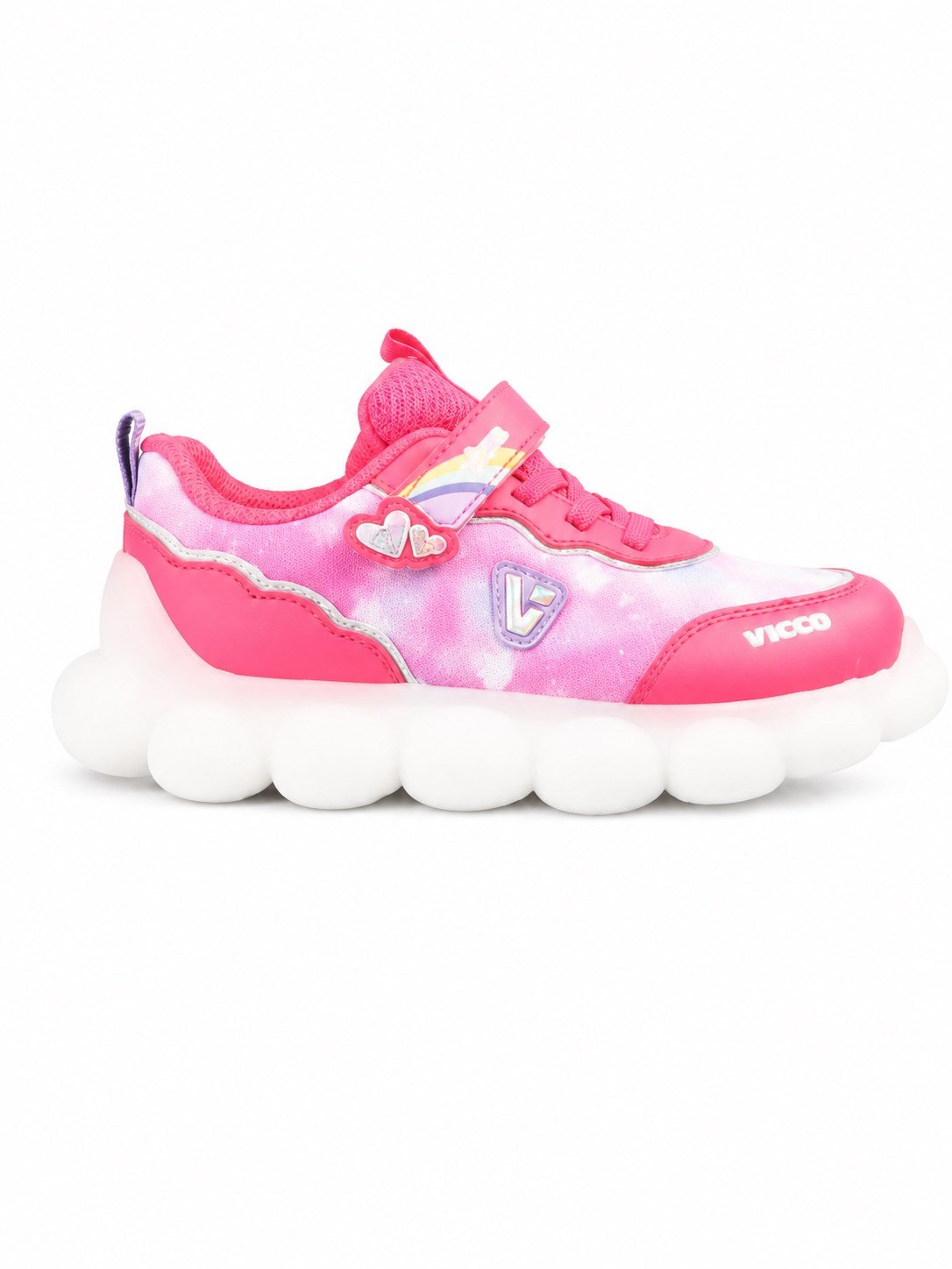 Vicco Kız  Çocuk Balloon Işıklı Sneaker Ayakkabı 24-28 FUŞYA