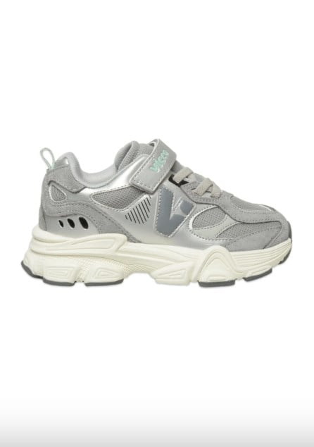 Vicco Kız Çocuk Çocuk Cırt Cırtlı Kalın Taban Spor Ayakkabı 26-35 GRİ