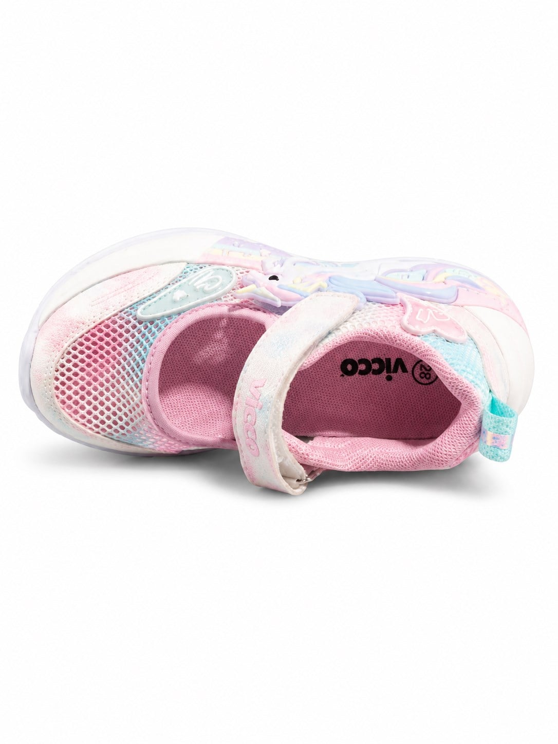 Vicco Maylo Unicorn Işıklı Ortopedik Kız Çocuk Spor Ayakkabı 26-30 PEMBE