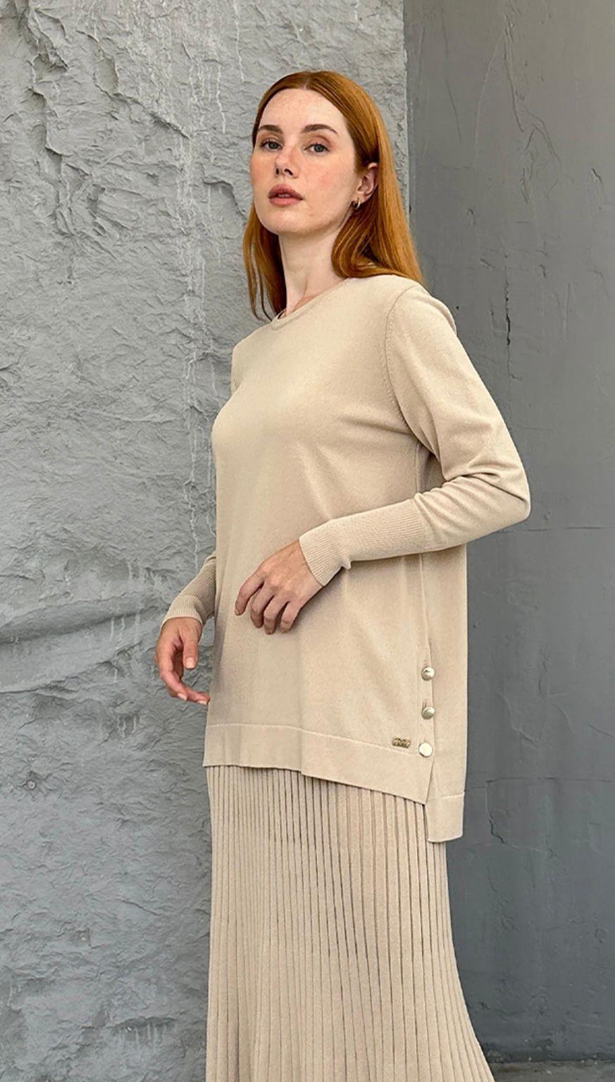 Missa Rayon Asmin Tunik BejTunikMissa3837MissaMissa Rayon Asmin Tunik Bej