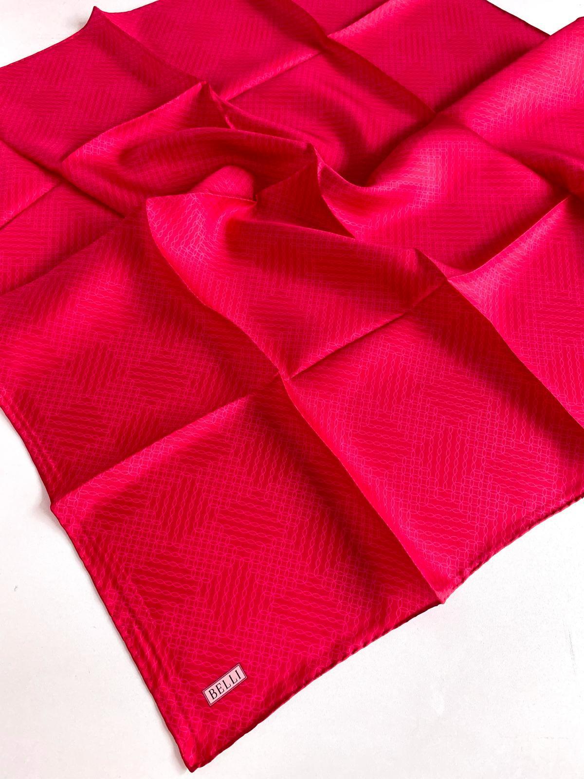 Belli Saf İpek Eşarp 4104D Şura