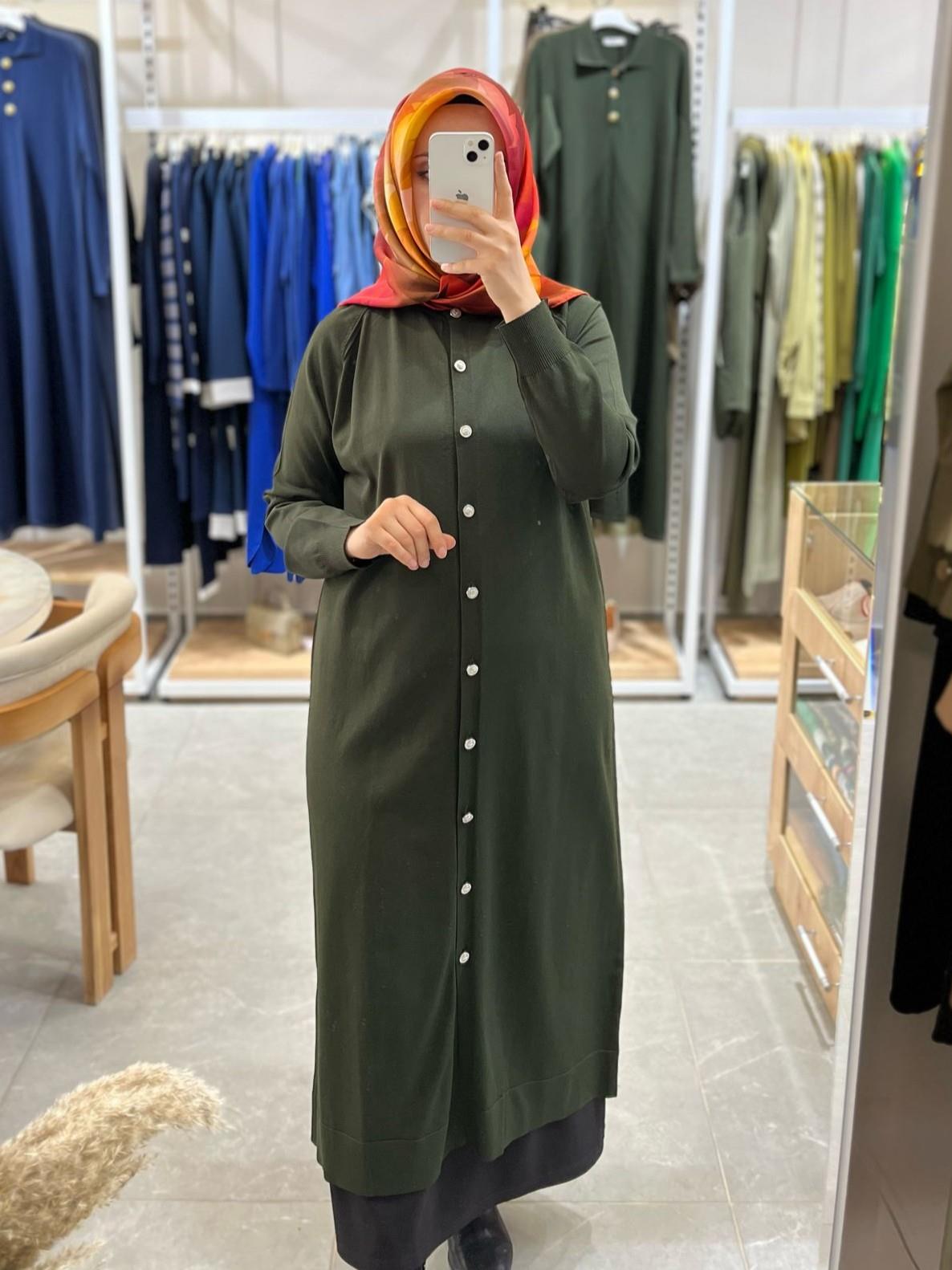 Nuss Triko Hırka 512 Haki