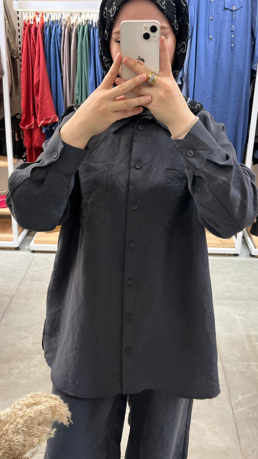 Nuss 1021 Kendinden Çizgili Pantolonlu Takım AntrasitPantolonlu TakımNussUYT0003659NussNuss 1021 Kendinden Çizgili Pantolonlu Takım Antrasit