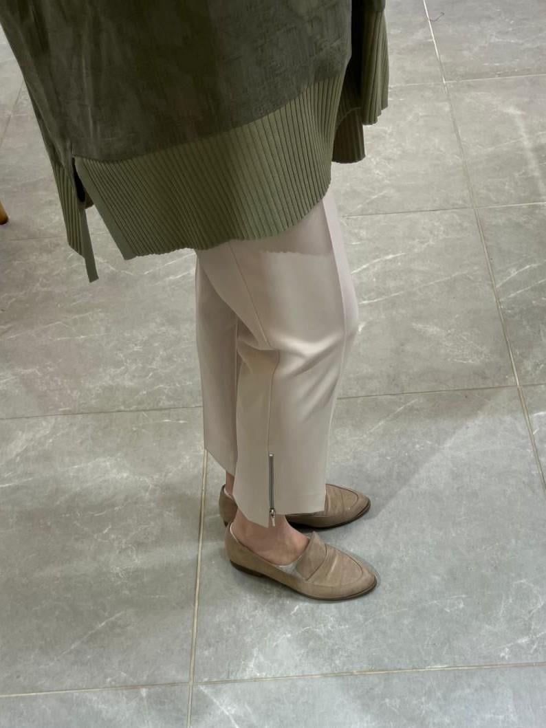 Yusuf Özdemir Fermuar Detaylı Pantolon Bej 1101