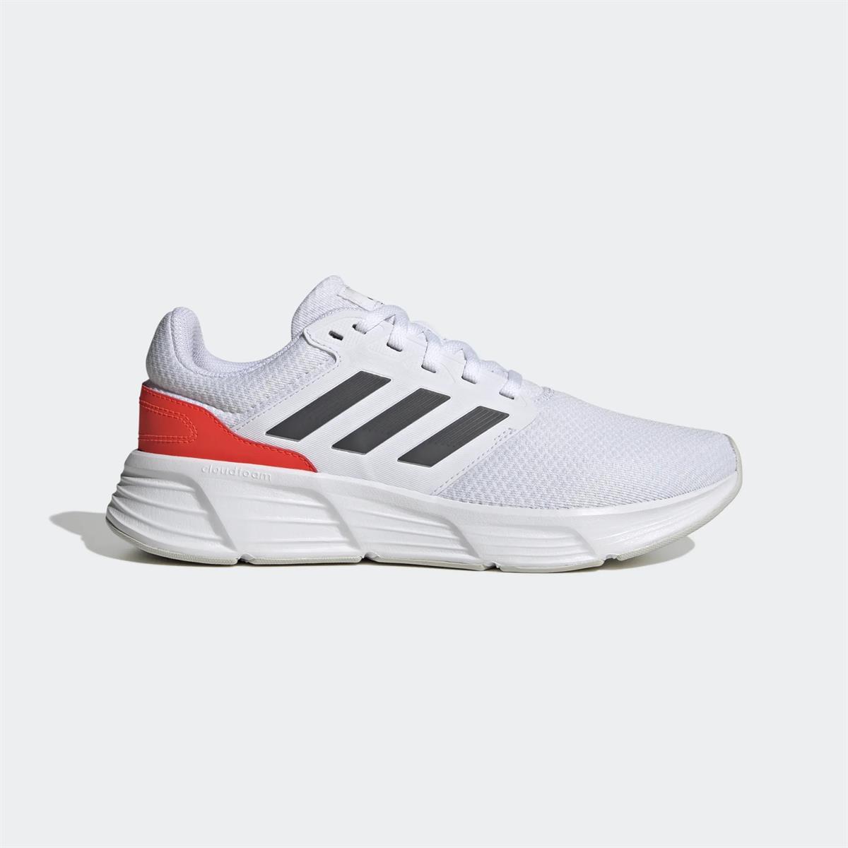 Adidas HP2419 Galaxy 6 M Erkek Spor Ayakkabı beyaz turuncu