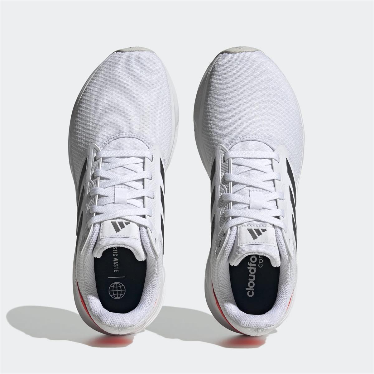 Adidas HP2419 Galaxy 6 M Erkek Spor Ayakkabı beyaz turuncu