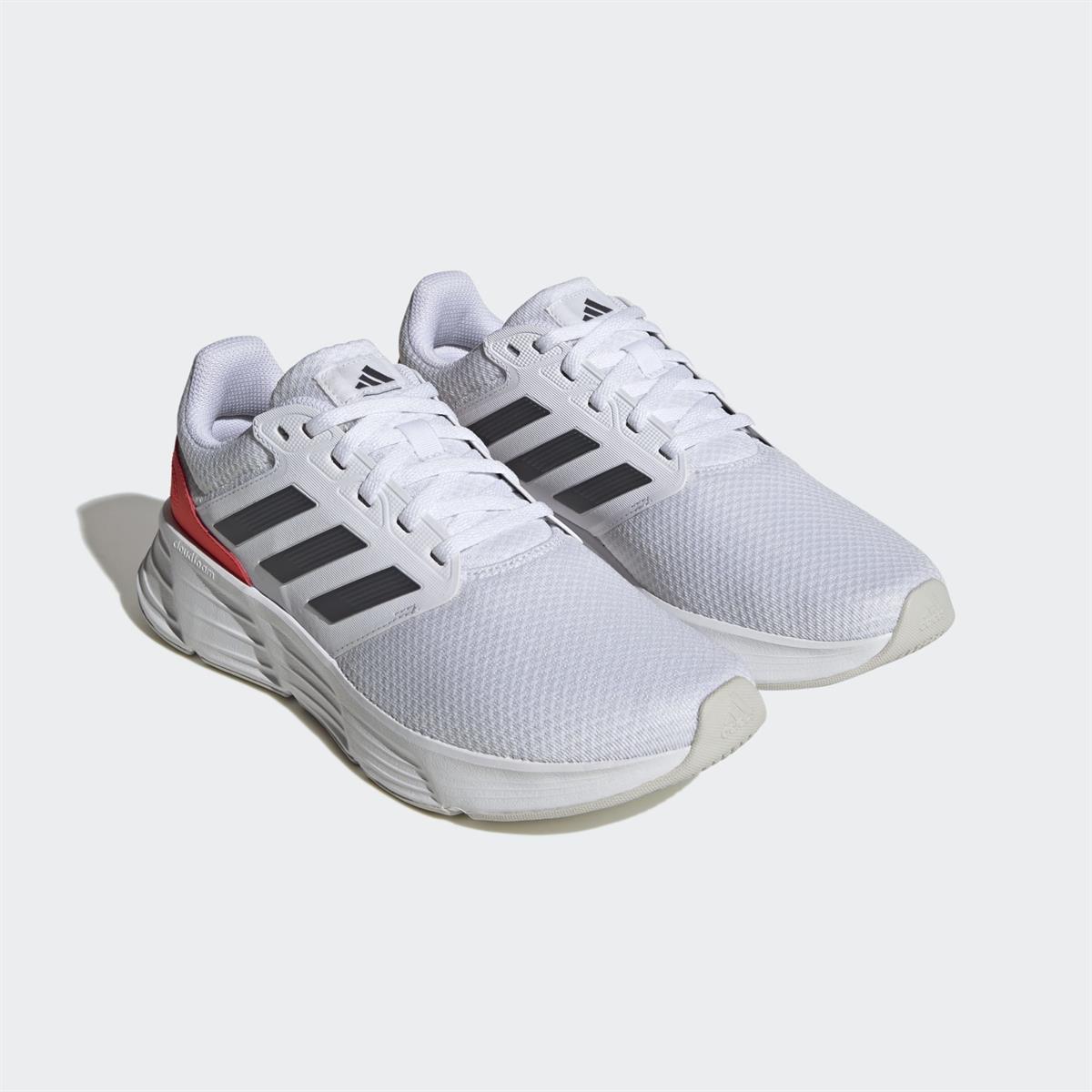 Adidas HP2419 Galaxy 6 M Erkek Spor Ayakkabı beyaz turuncu