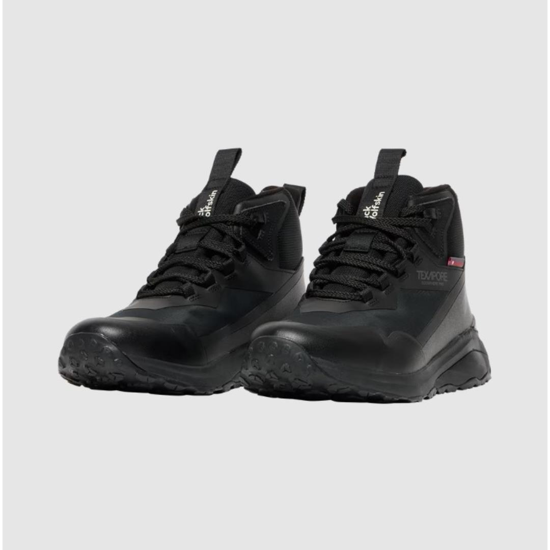 Jack Wolfskin A62295_6350 DRAMOVENTURE WT TEXAPORE MID M Erkek Outdoor Bot Siyah