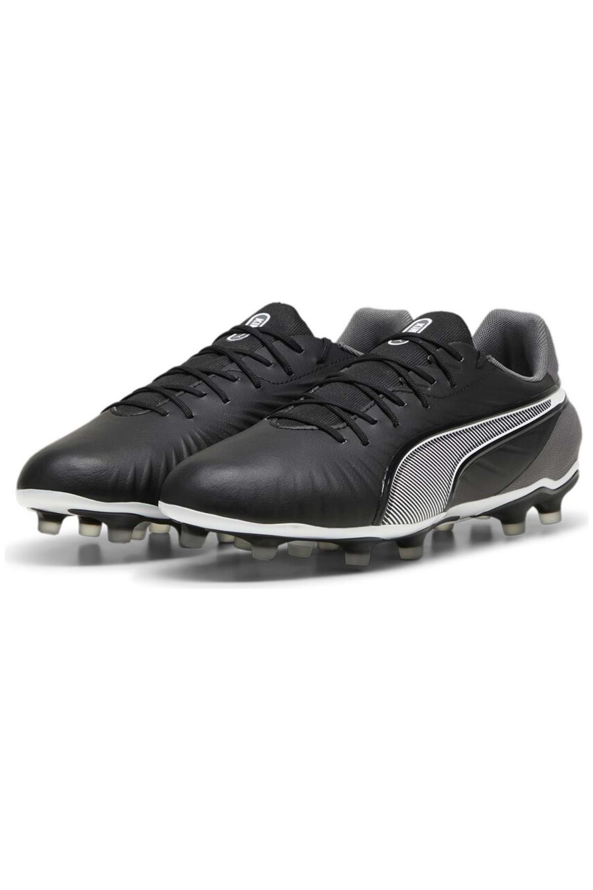 Puma 107863 01 KING MATCH  FG/AG Erkek Krampon Siyah Beyaz