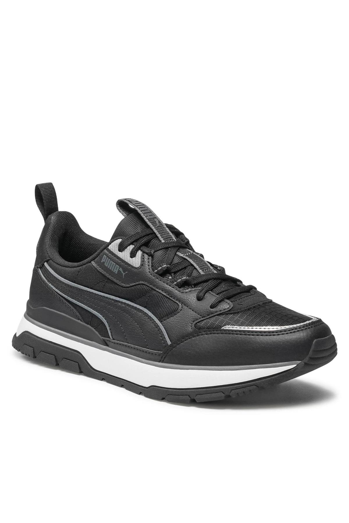 Puma R78 Trek 3800728 01 Erkek Spor Ayakkabı Siyah Beyaz