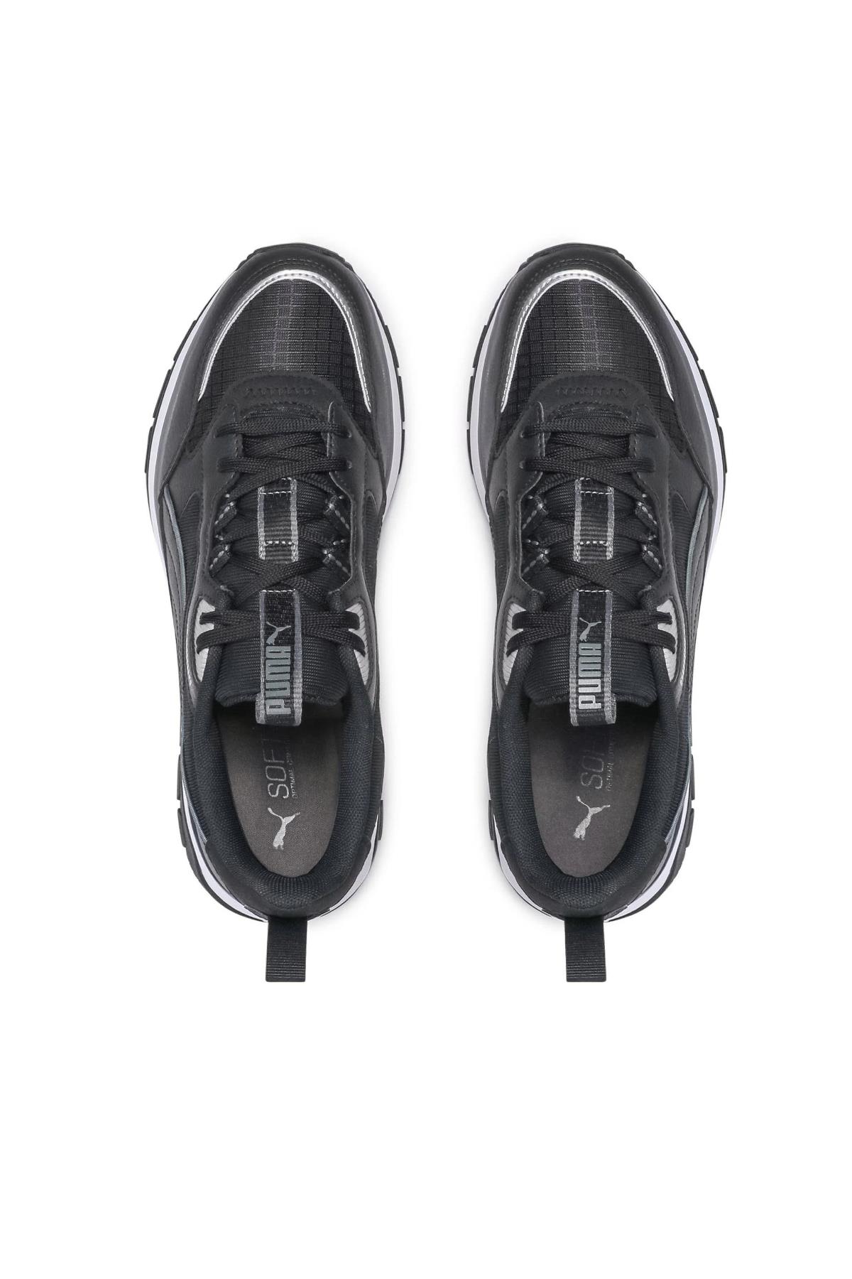 Puma R78 Trek 3800728 01 Erkek Spor Ayakkabı Siyah Beyaz