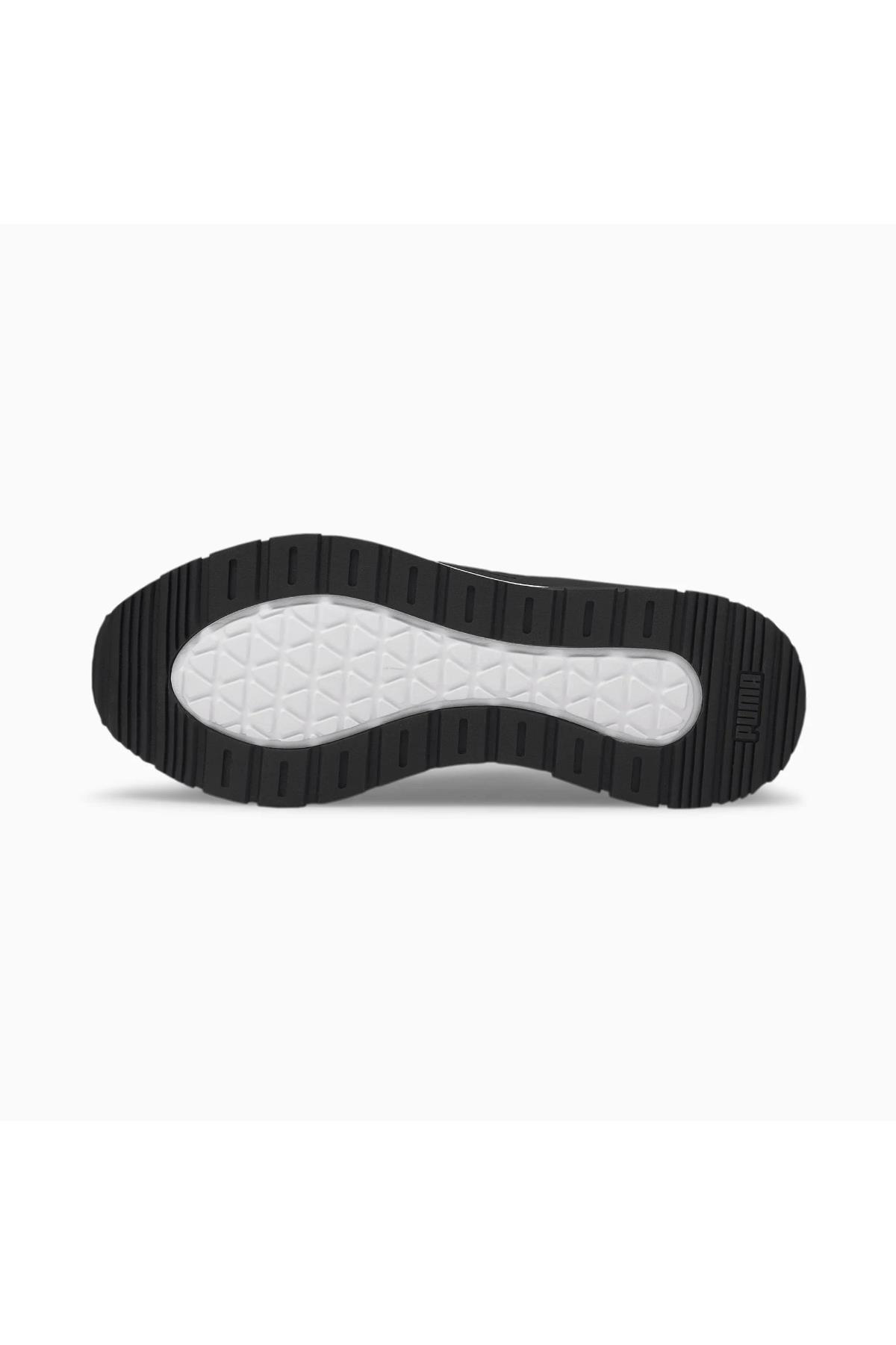 Puma R78 Trek 3800728 01 Erkek Spor Ayakkabı Siyah Beyaz
