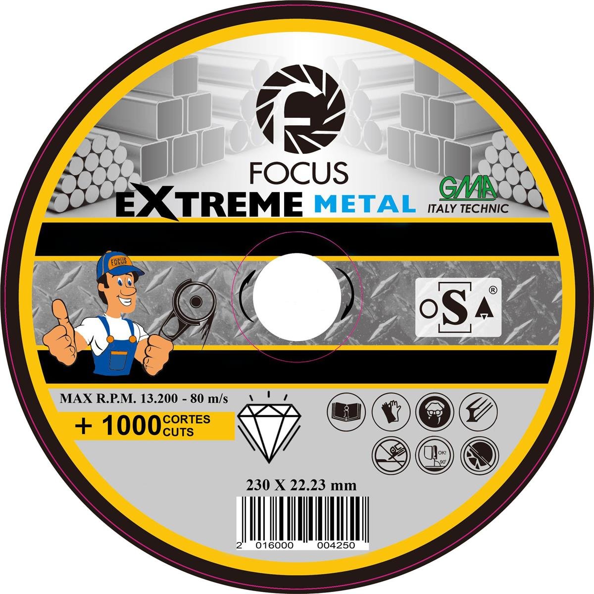 FOCUS EXTREME ELMAS METAL 230 MM