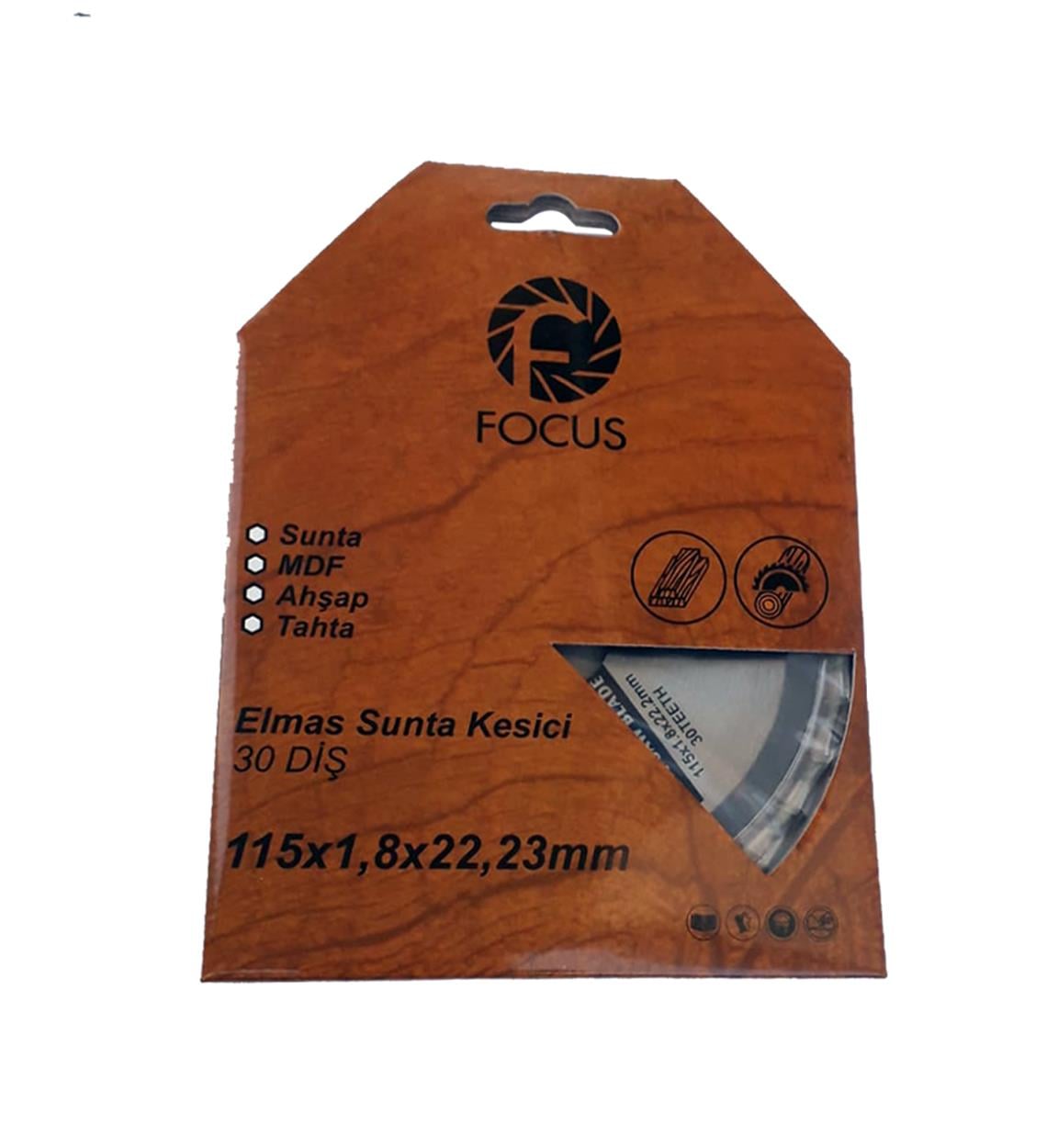 FOCUS SUNTA KESME ELMASI 115 MM 30 DİŞ