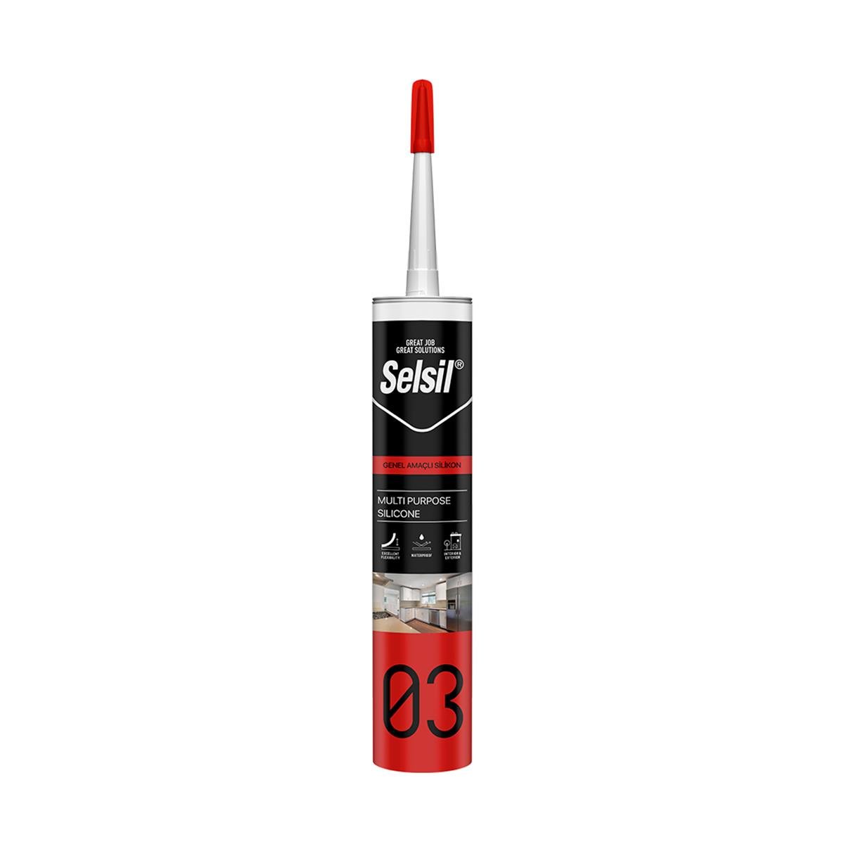 SELSİL SİLİKON 280 ML ANTRASİT GRİ