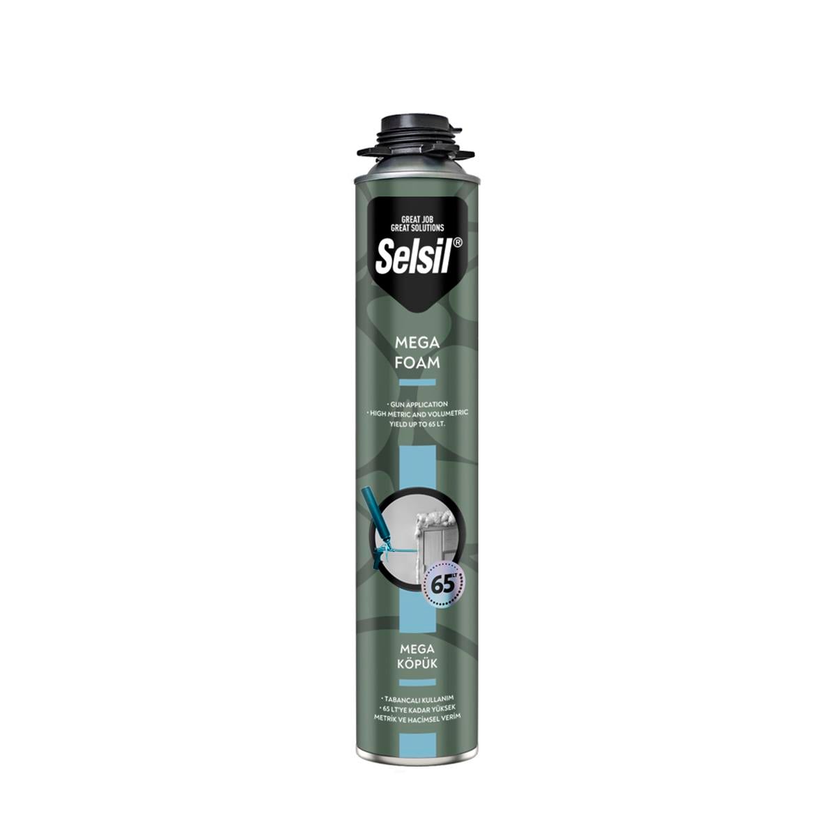SELSİL TABANCALI KÖPÜK 750ML=845GR