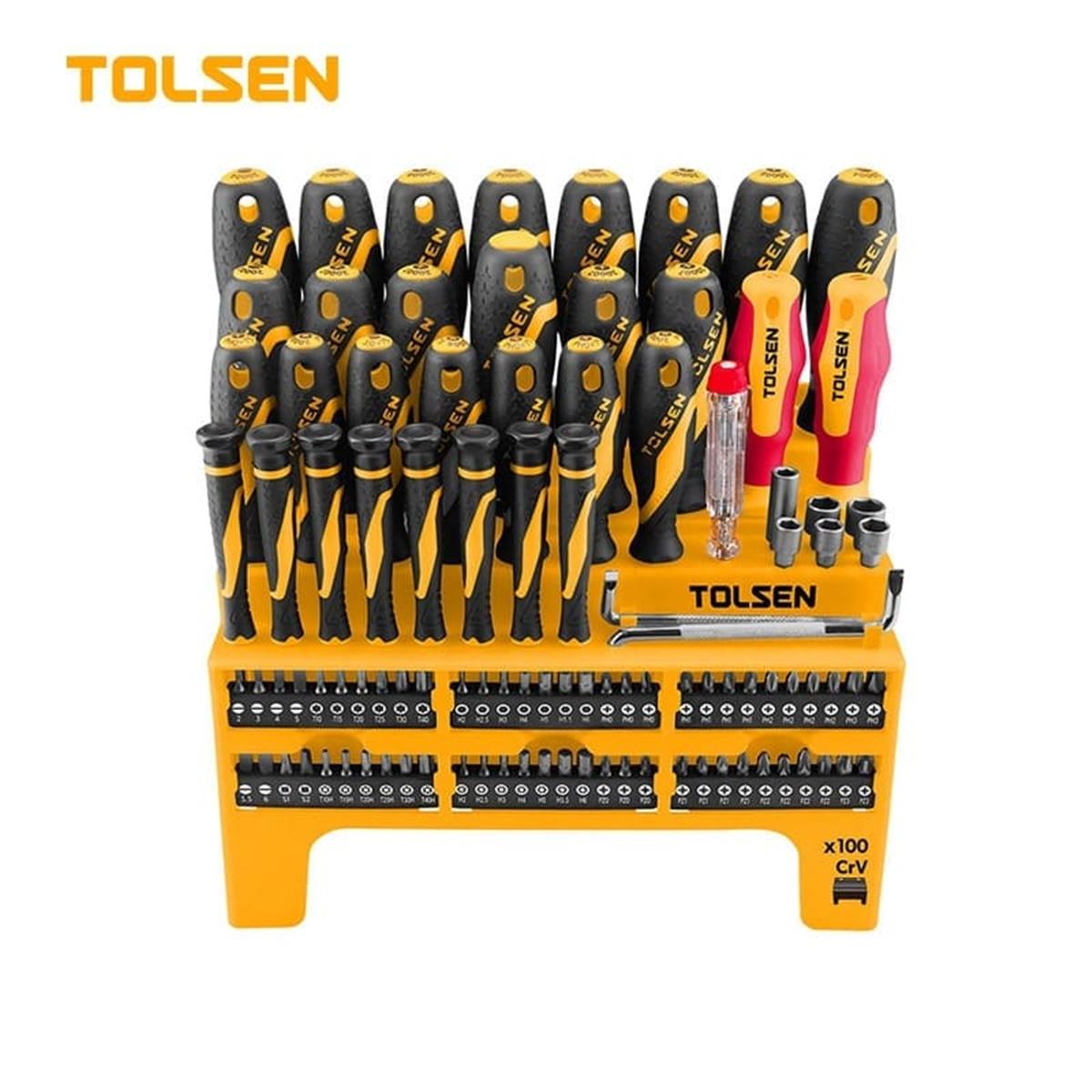 TOLSEN 100 PRÇ STANDLI TORNOVİDA SETİ