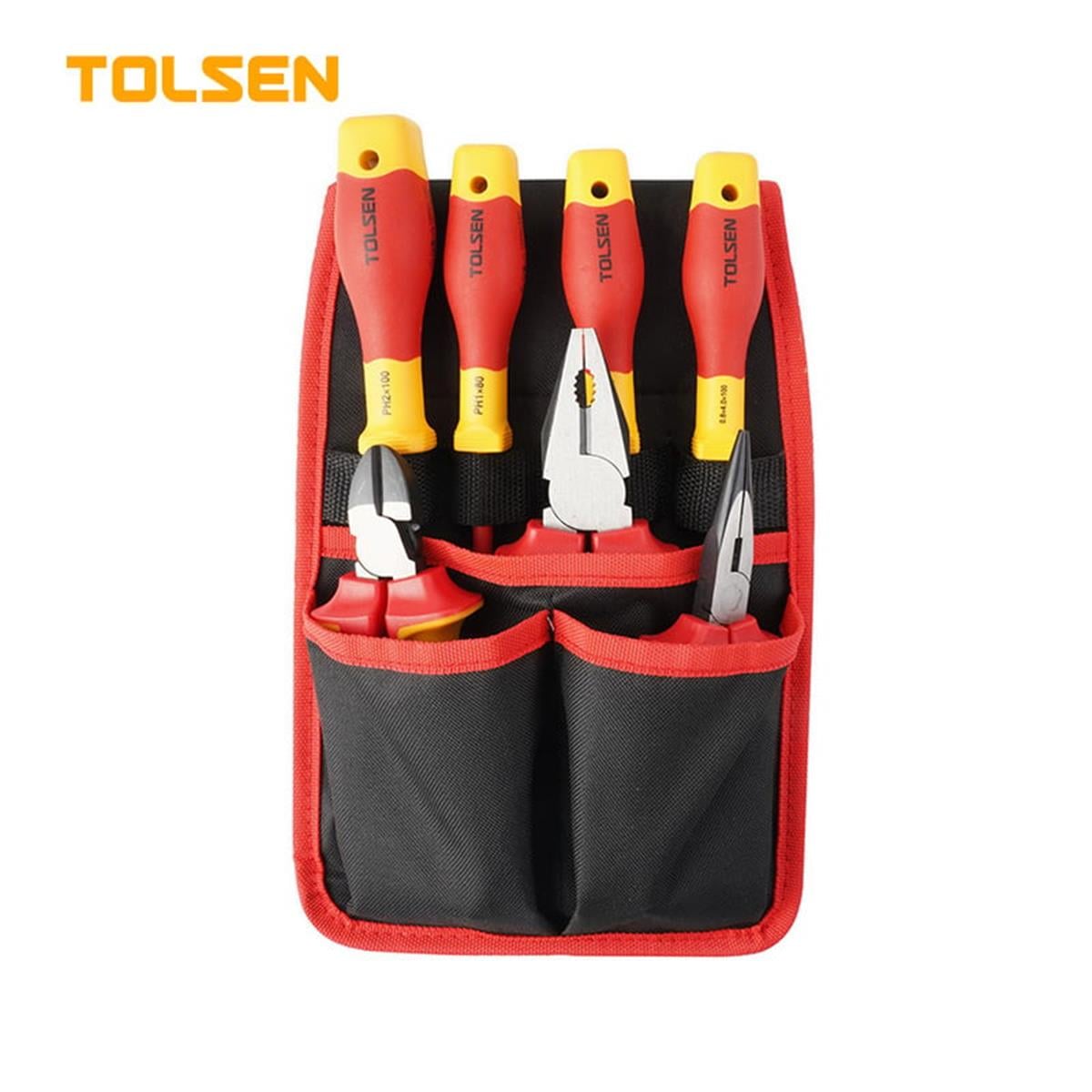 TOLSEN BEL ÇANTALI ELEKTRİKÇİ SETİ 7 PRÇ