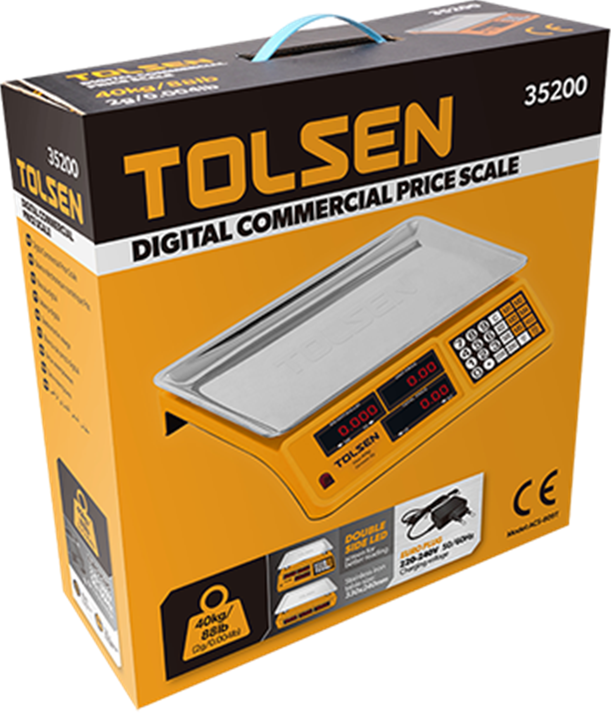 TOLSEN DİJİTAL TERAZİ 40 KG MASA ÜSTÜ