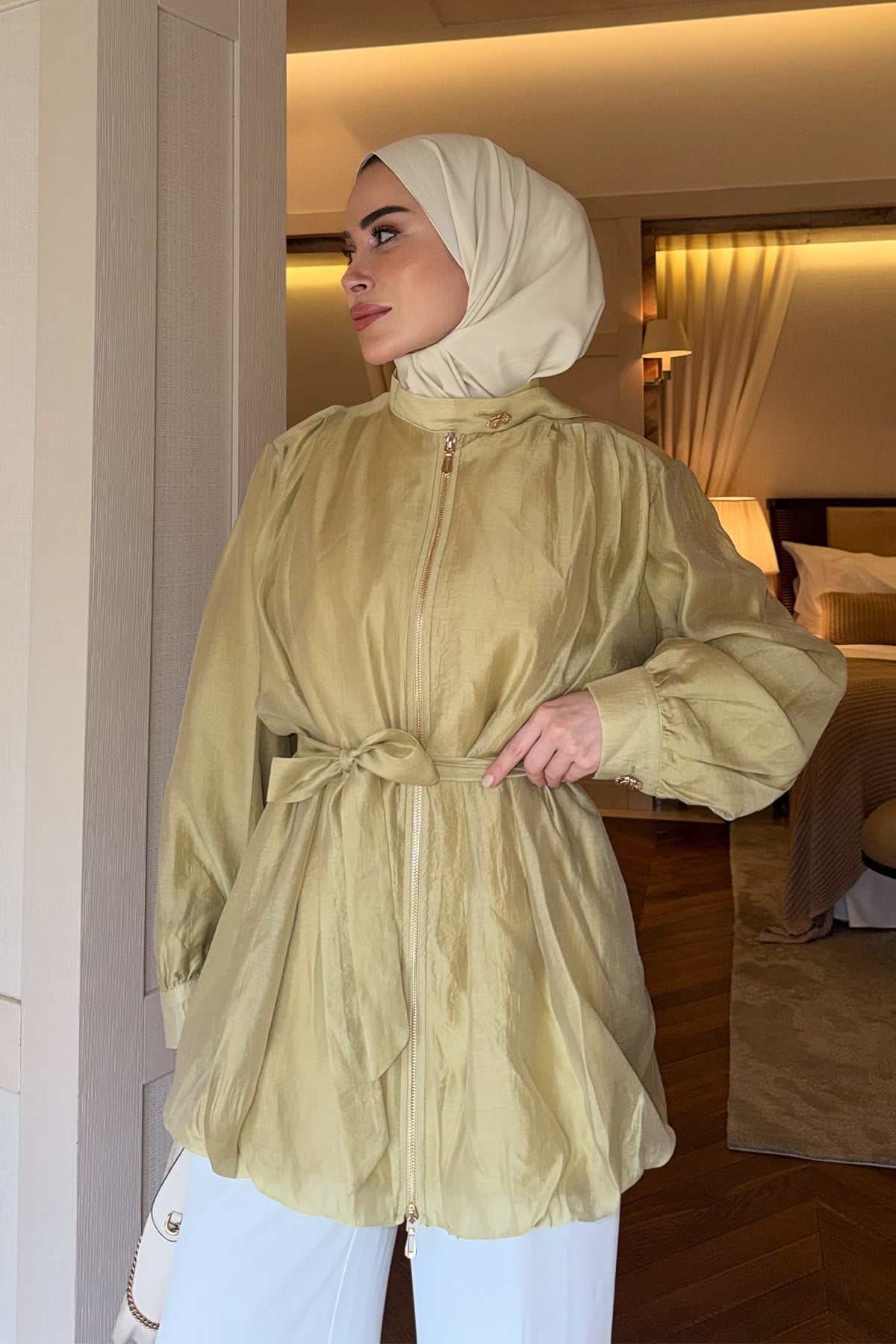 Bomber Olive Ceket