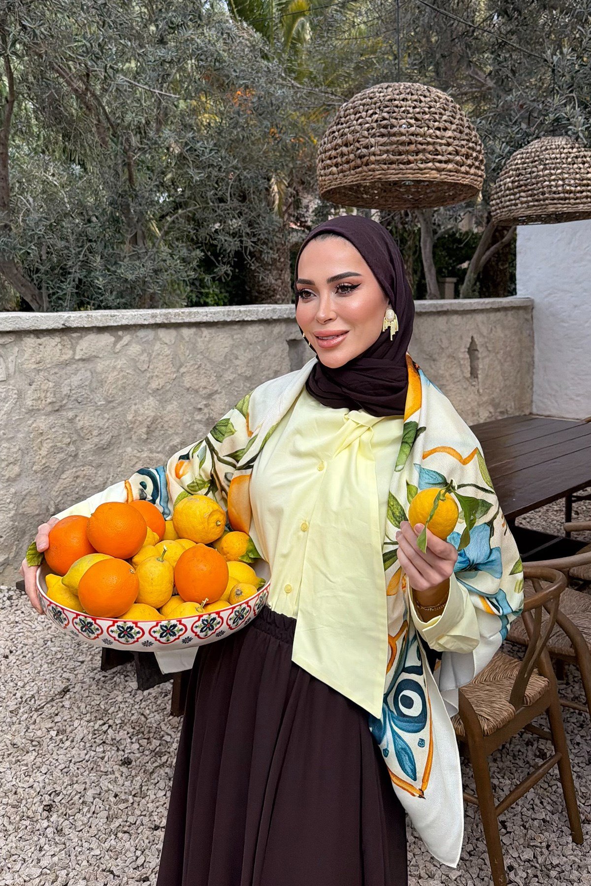 Şal Yaka Gömlek-Sarı