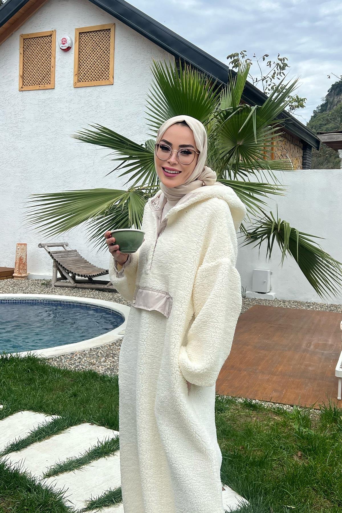 Tedy Ekru Elbise